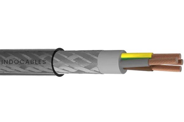 CC-23 Multicore flexible screened control cable · Class 5 copper · PVC insulated · Tinned copper braidt (standalone)