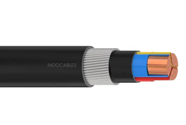 LV-14 3 Core Flat Strip Armoured Copper Cable