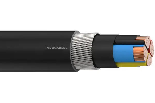 LV-26 4 Core Steel Wire Armoured Aluminium Cable