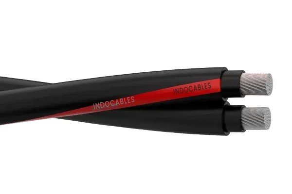 RE-14 Solar DC cable · two single cores twisted · aluminium · EB XLPO insulated & sheathed · halogen free